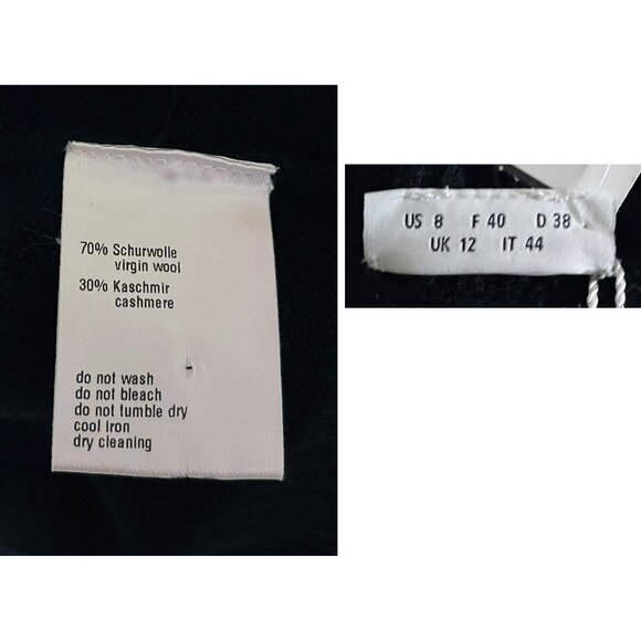 NWT Akris Punto Francoise Hardy Graphic Intarsia Face Sweater Knitwear Black 8 - Picture 5 of 9
